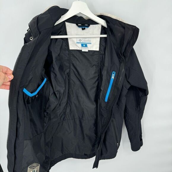Columbia Bugaboo Black and White Omni-Tech Interchange Jacket Size M - Picture 5 of 7